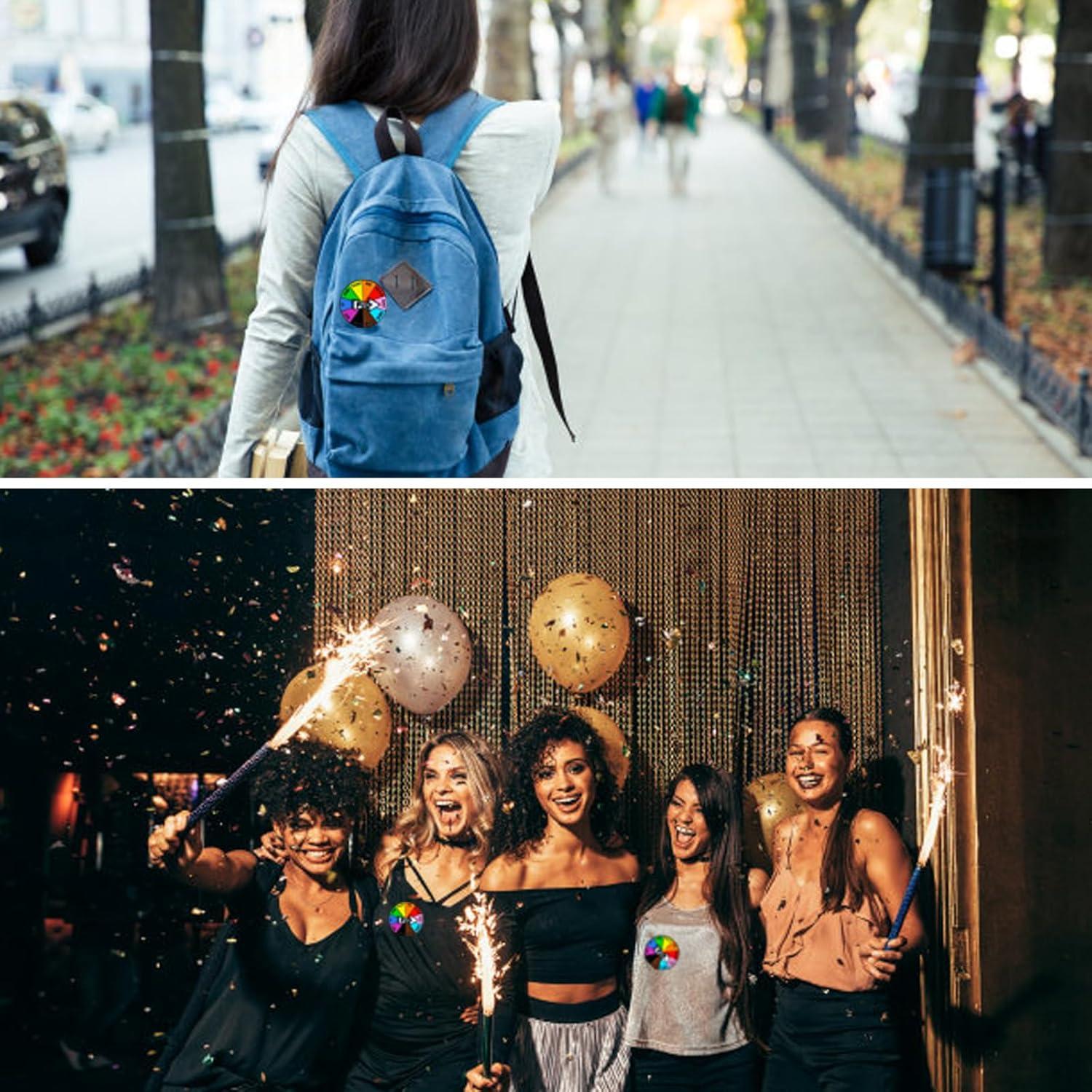 Pin Giratorio de Esmalte Arturbo Rueda de Suerte 360°