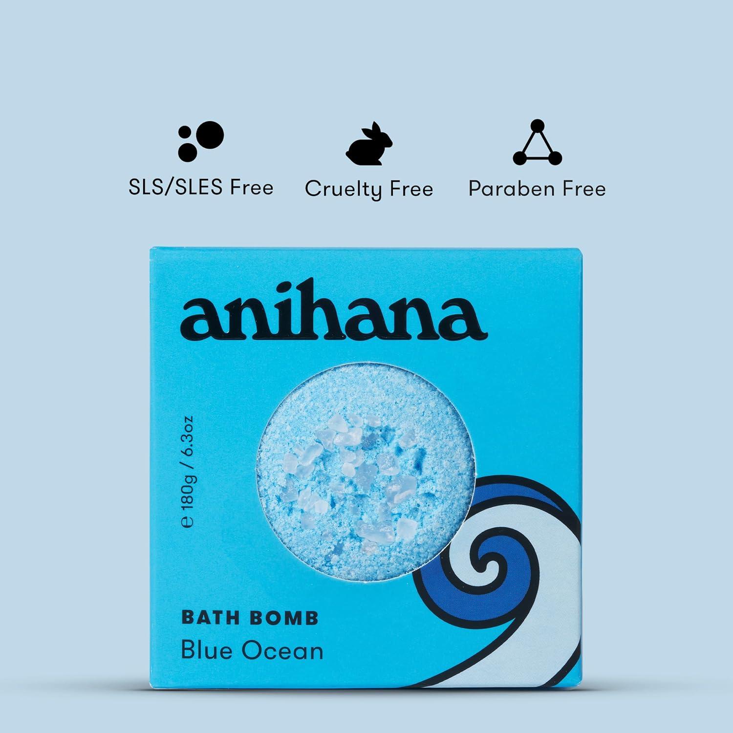 Bomba de Baño Anihana Océano Azul 178.57 g Hecha a Mano