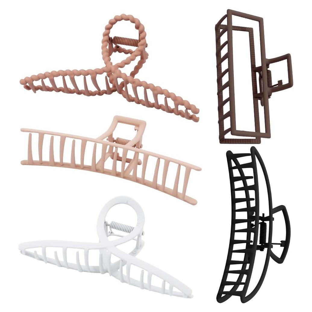 Pinzas de metal grandes ANBALA para cabello grueso y largo - 5 colores