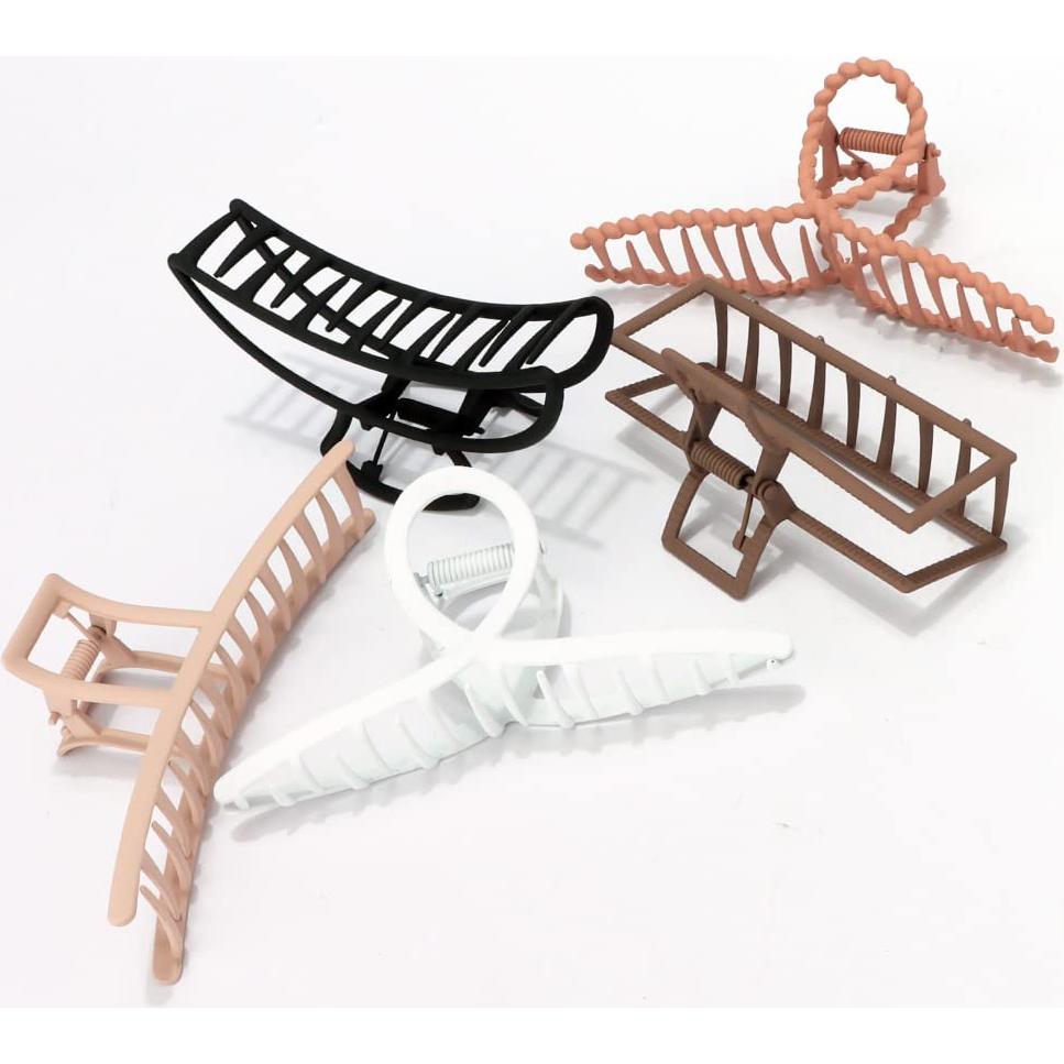 Pinzas de metal grandes ANBALA para cabello grueso y largo - 5 colores