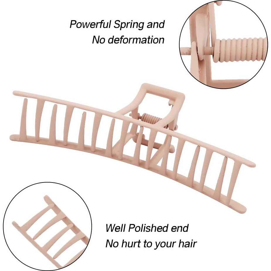 Pinzas de metal grandes ANBALA para cabello grueso y largo - 5 colores