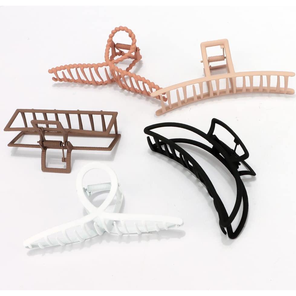 Pinzas de metal grandes ANBALA para cabello grueso y largo - 5 colores