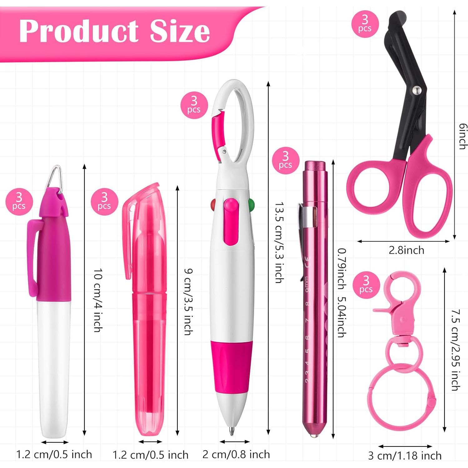 Set de 18 Piezas de Accesorios para Enfermeras Geiserailie