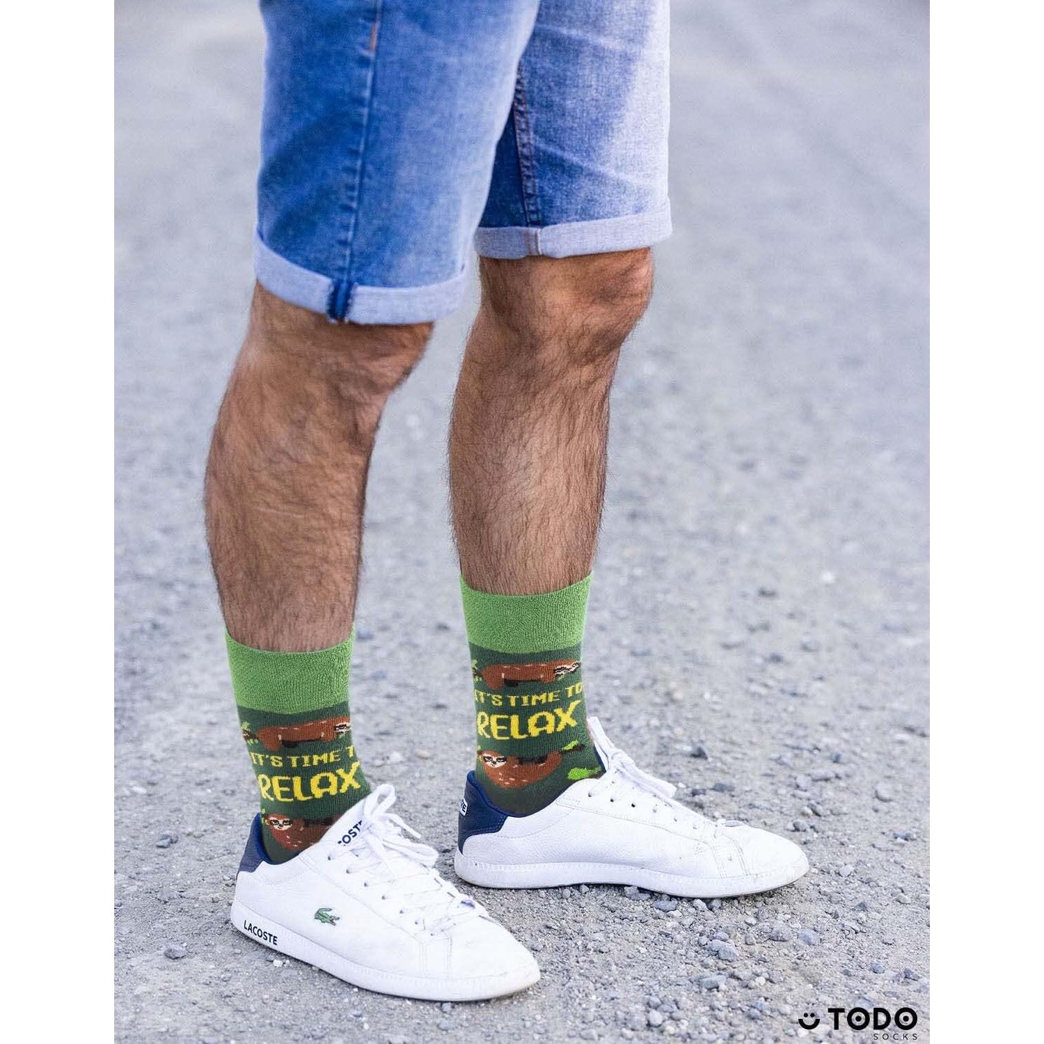 Calcetines Divertidos TODO para Hombres y Mujeres - Grande