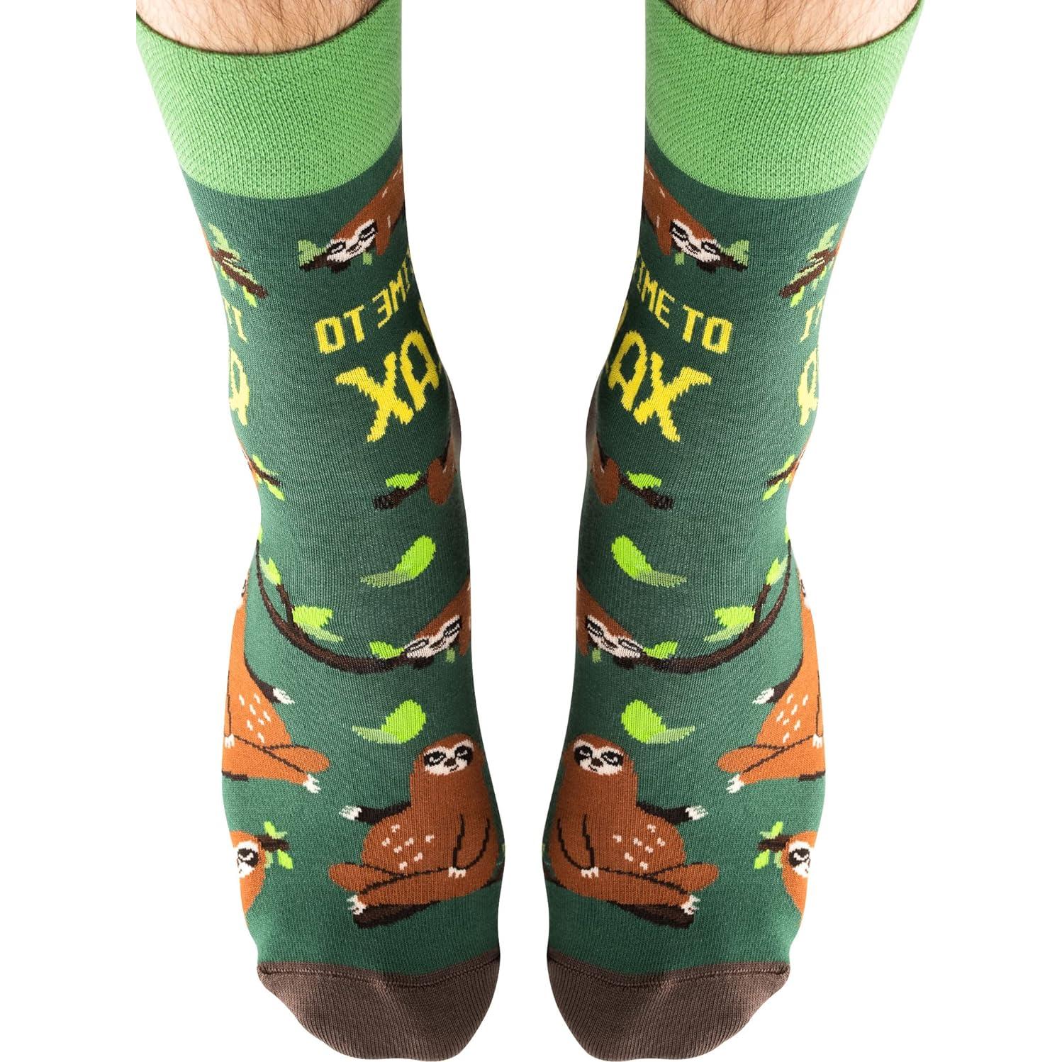 Calcetines Divertidos TODO para Hombres y Mujeres - Grande