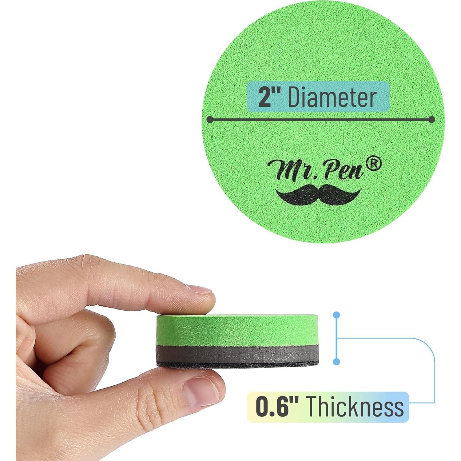 Borradores de Pizarra Blanca Mr. Pen Mini 24 Piezas Coloridos