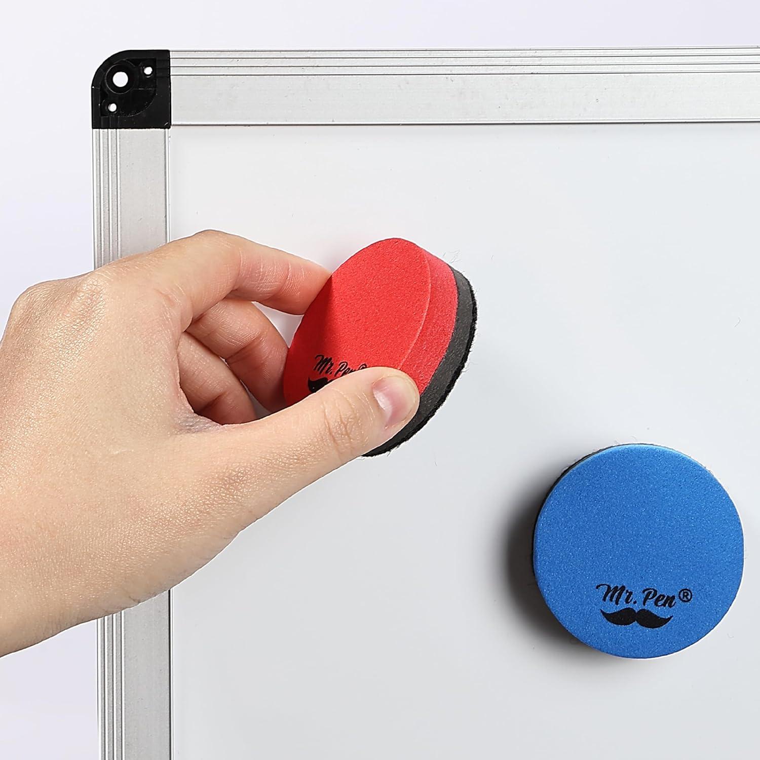 Borradores de Pizarra Blanca Mr. Pen Mini 24 Piezas Coloridos