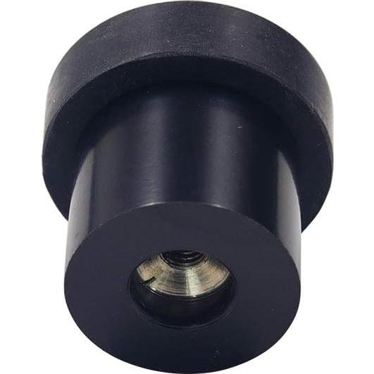 Tope de puerta ONLEE cilíndrico de acero inoxidable negro