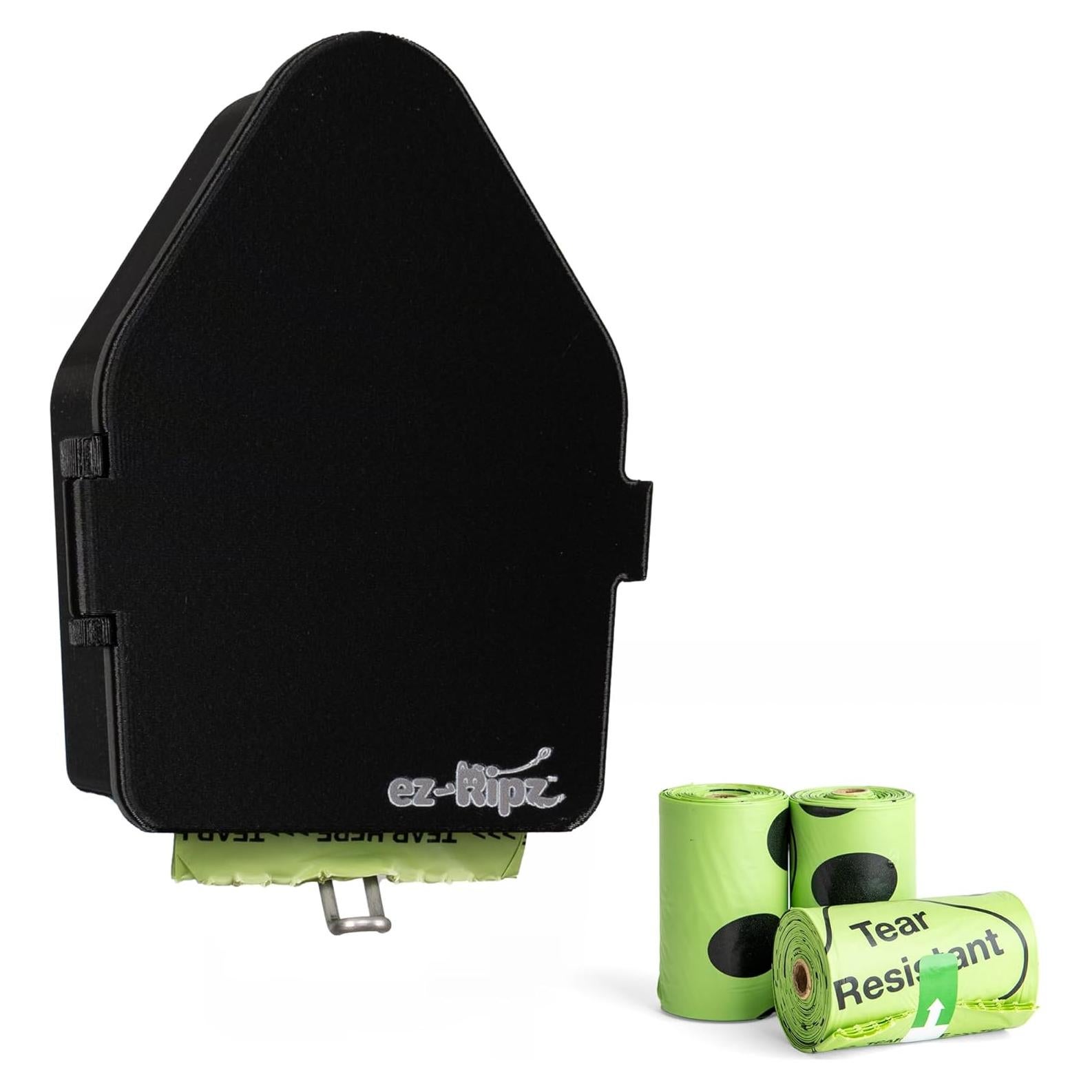 Dispensador de bolsas para excremento de perro ez-Ripz Negro
