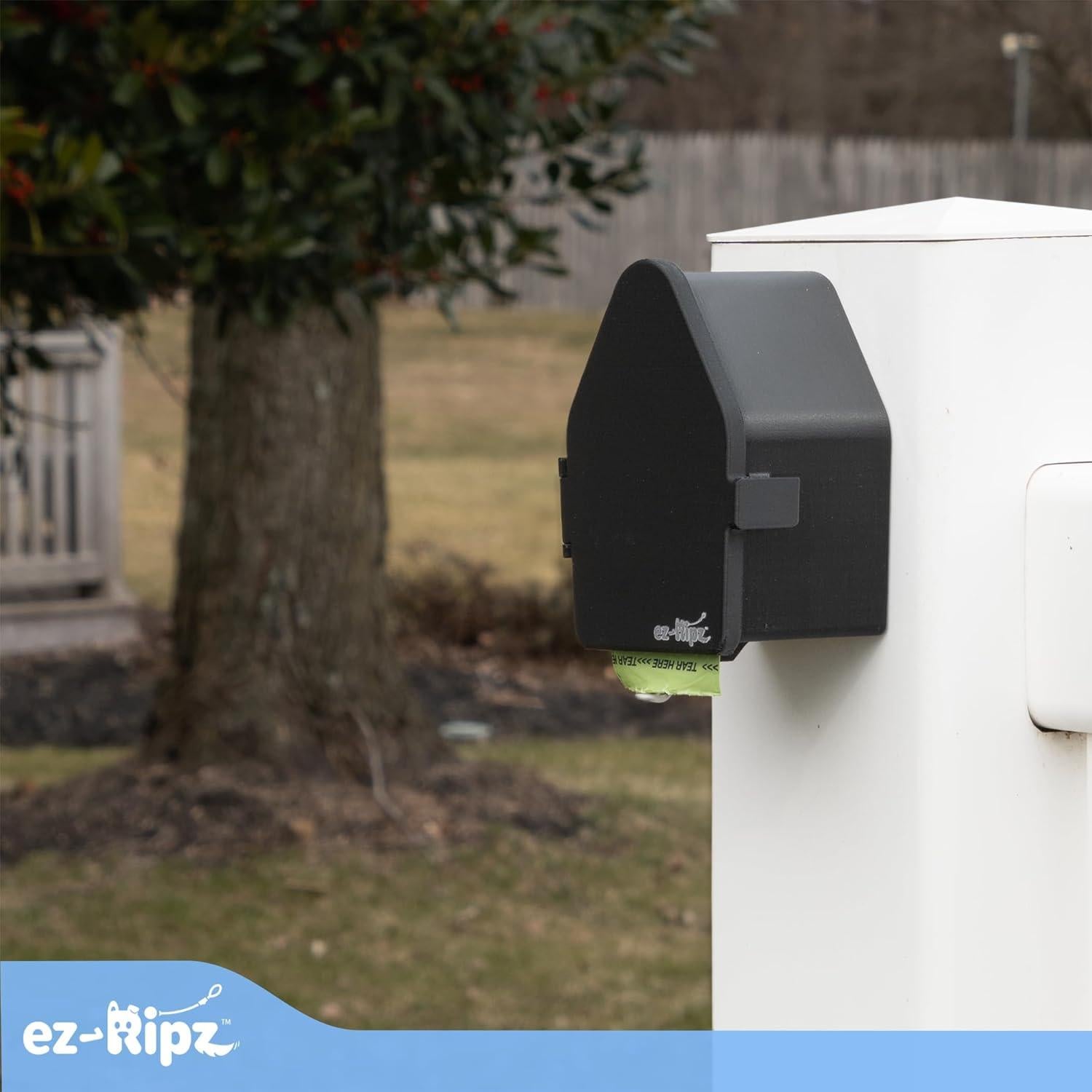 Dispensador de bolsas para excremento de perro ez-Ripz Negro