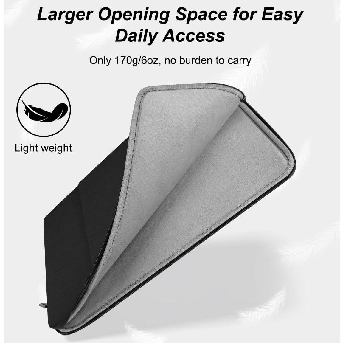 Funda para Laptop ARVOK 13-14" Resistente al Agua Negro