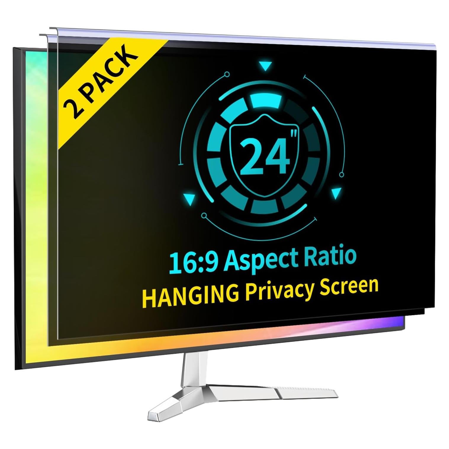 Pantalla de Privacidad DEJIMAX 24" Colgante Anti-Luz Azul