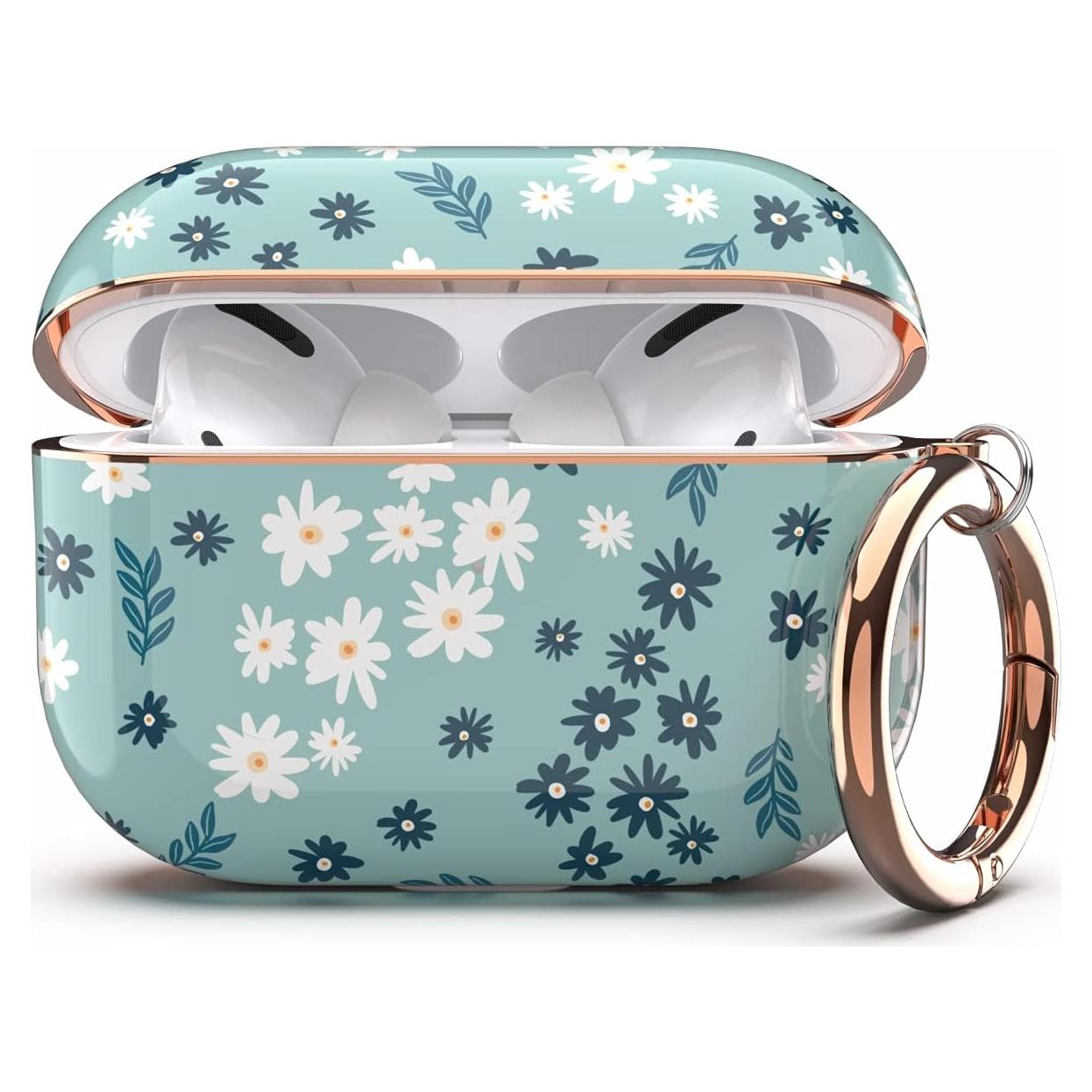 Funda TATOFY Cian para AirPods Pro 2019 - Protección Dura