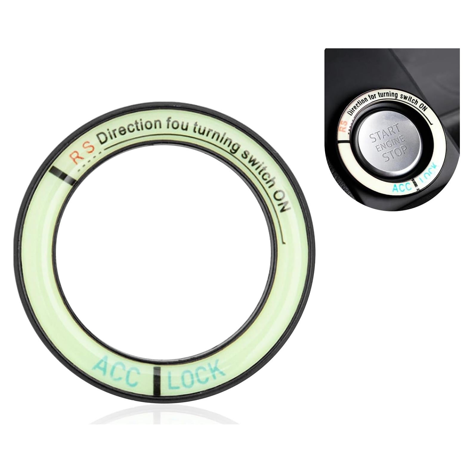 Cubierta Luminosa Botón de Inicio MOXRUQ Negro Universal