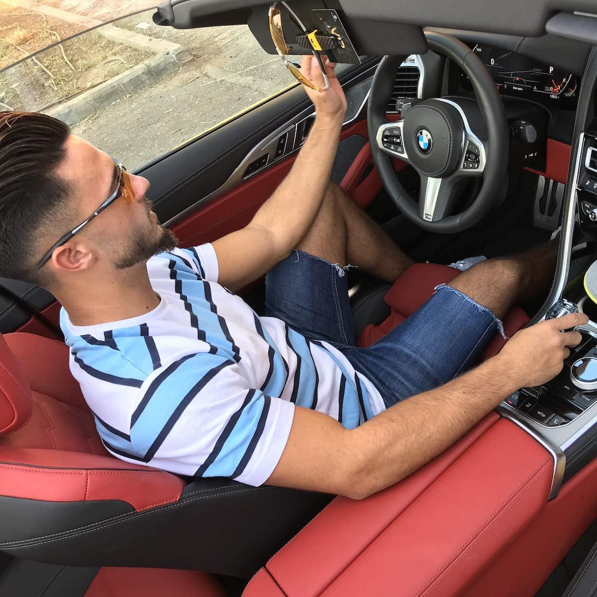 Soporte de Gafas de Coche BLUPOND - Clip Universal con Organizador