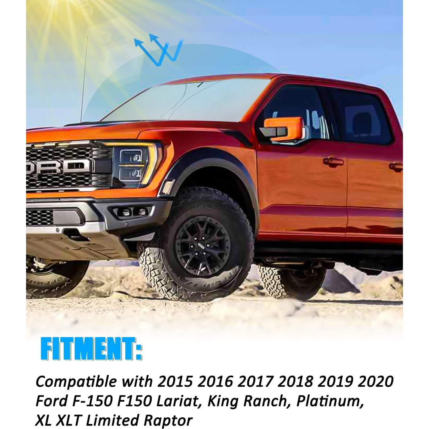 Protector Solar para Parabrisas Bestview Ford F-150 2015-2020