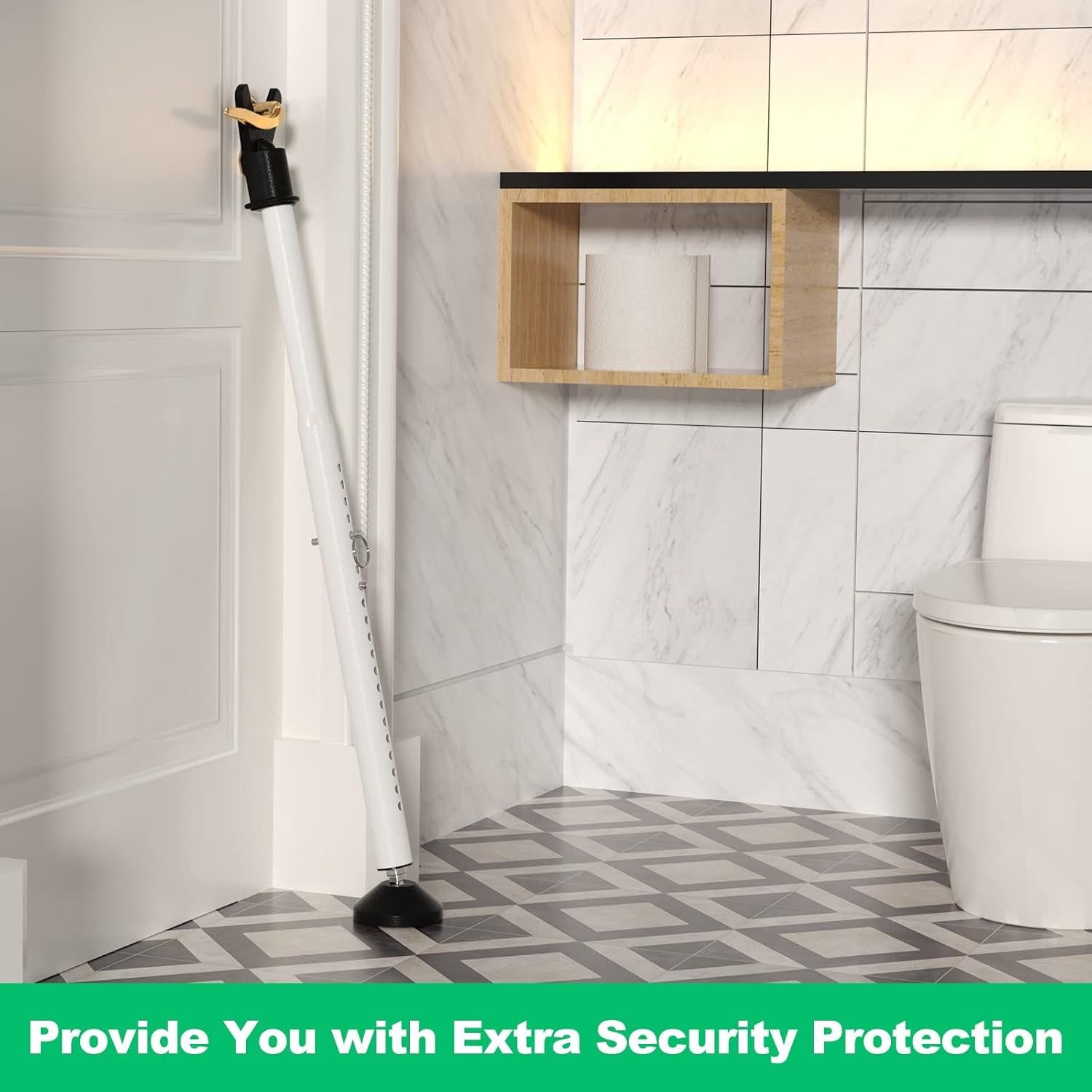 Cerradura de Seguridad para Puerta Deslizante Lcokeiy Blanca Ajustable