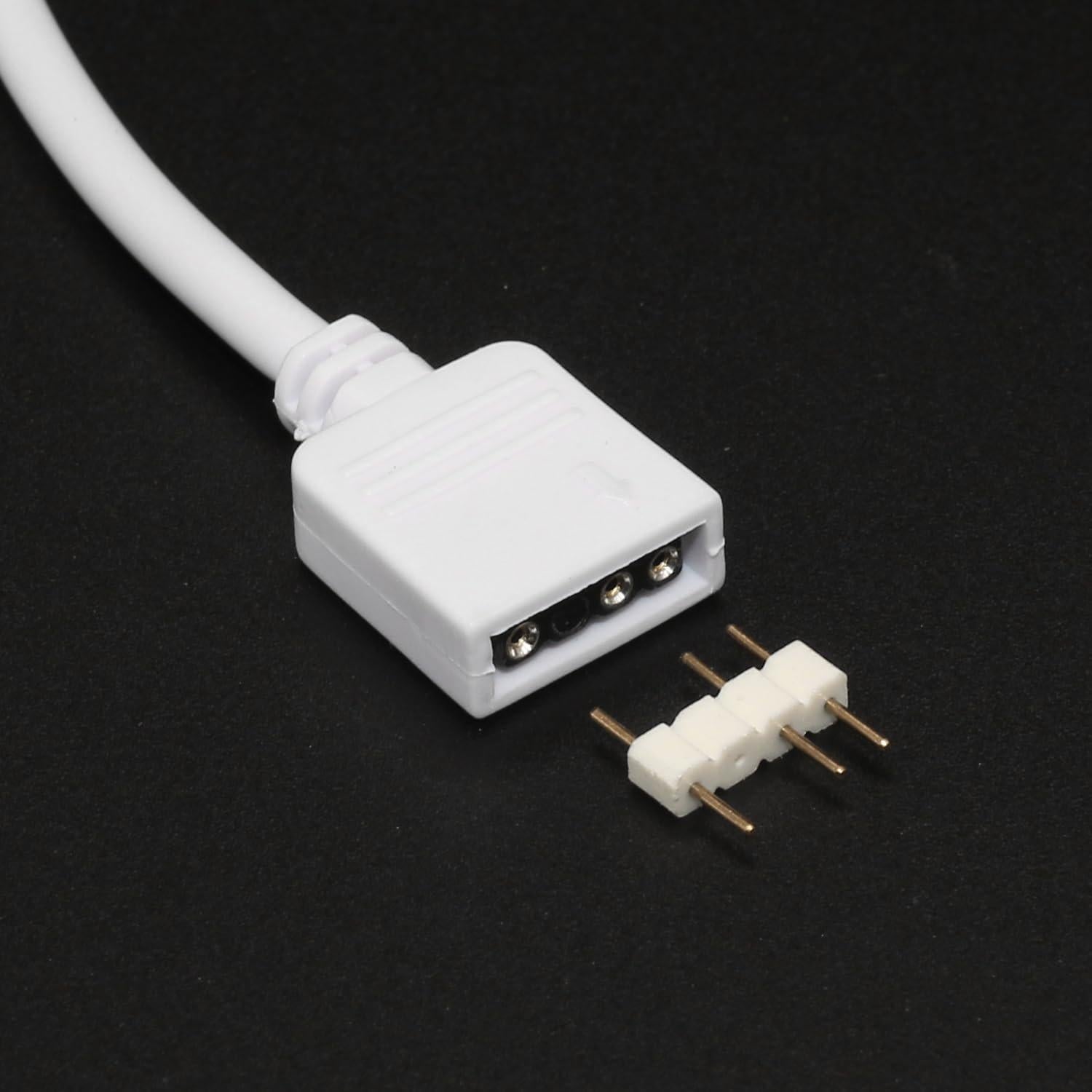 Cables de Extensión ARGB 5V 3 Pines Hembra a Hembra Jstincal 30 cm