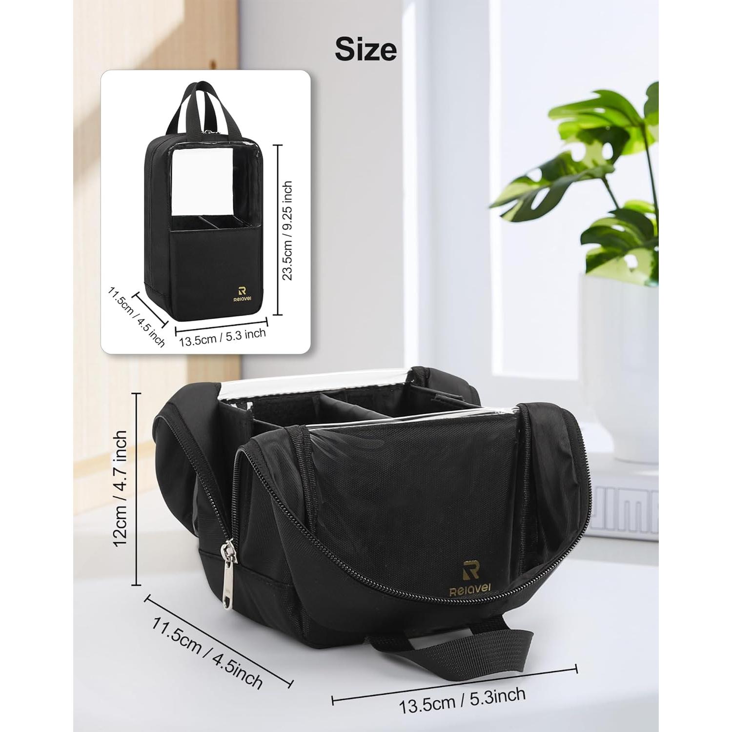 Bolsa Organizadora de Brochas de Maquillaje MONSTINA Negra