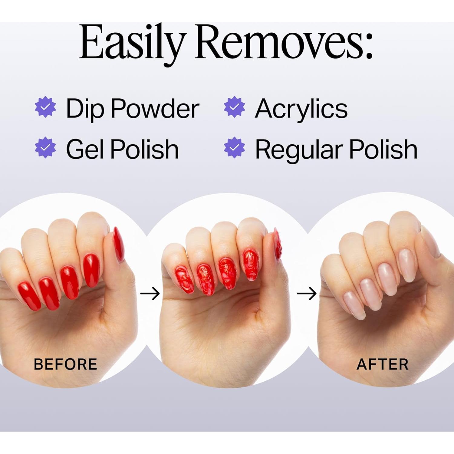 Removedor de Esmalte de Uñas Nailboo 100% Acetona 473 ml