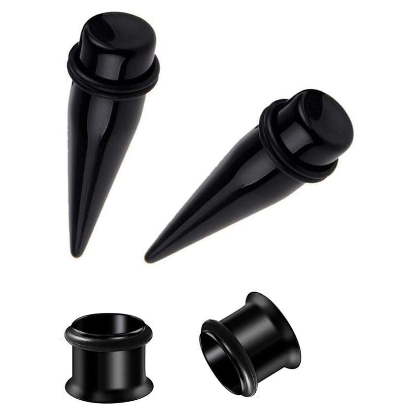 Kit de Estiramiento de Orejas HEKEUOR 11mm Acero Inoxidable