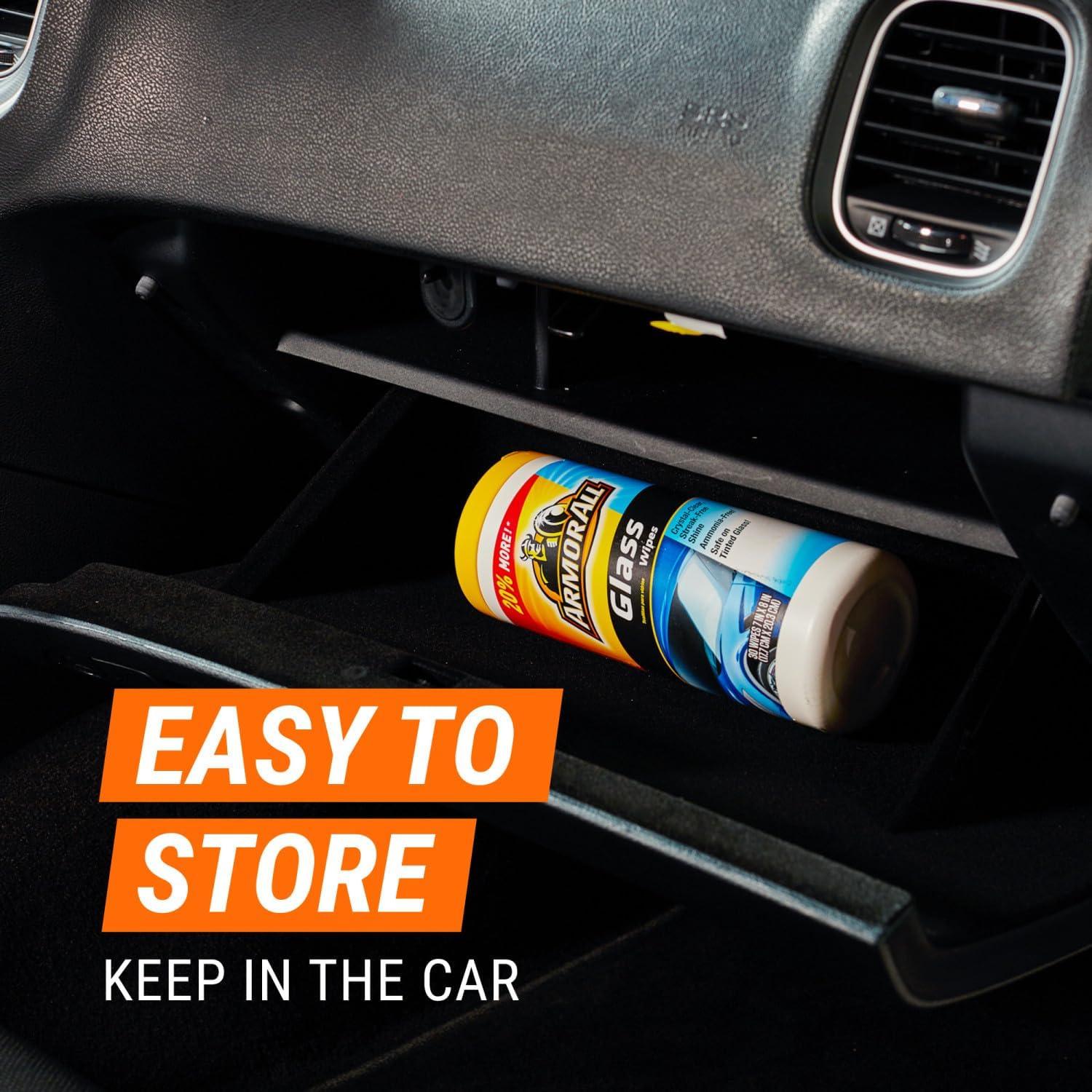 Toallitas para Vidrios y Protectantes Armor All - Paquete Doble 60 Unidades