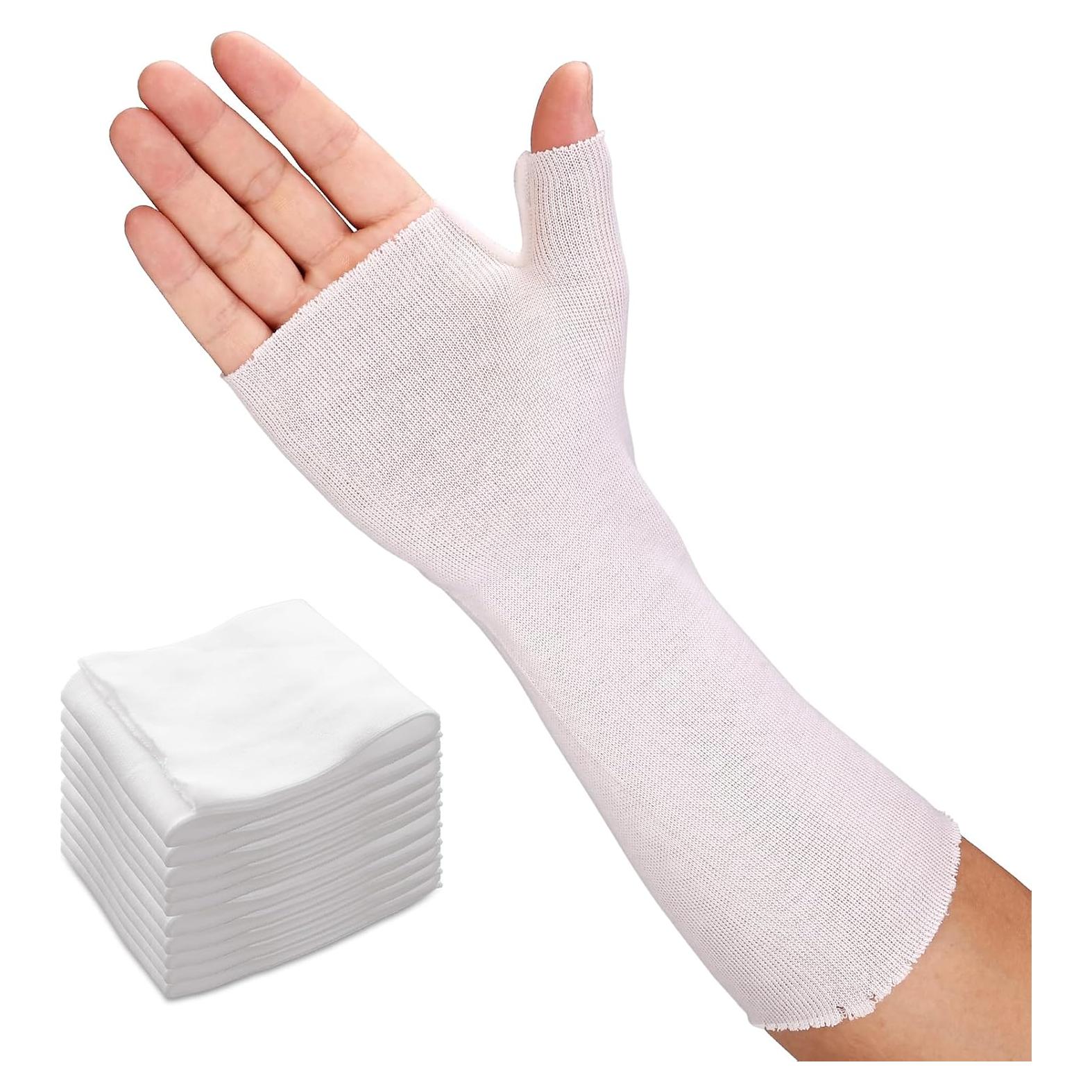 Calcetines de Mano Velpeau Blancos - Paquete de 10, Transpirables, S