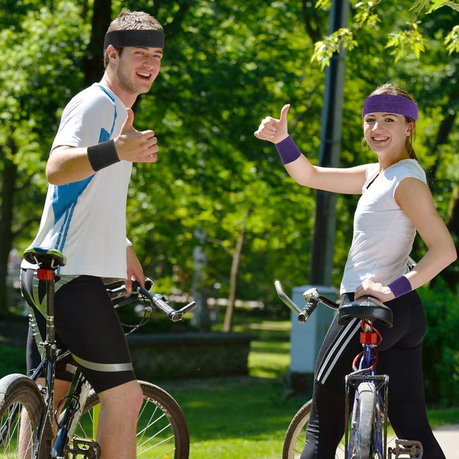 Conjunto de 18 Piezas Muñequera y Diademas Ultrafun para Deportes