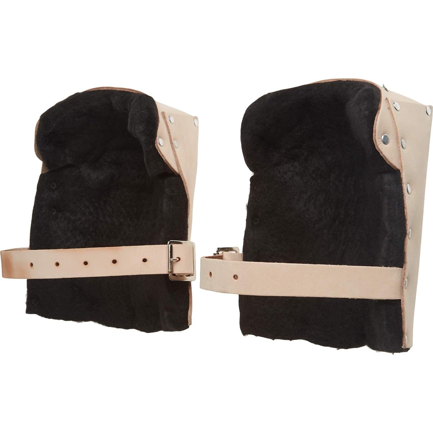 Rodilleras de Cuero Pesadas CLC 313 con Forro Doble Grueso