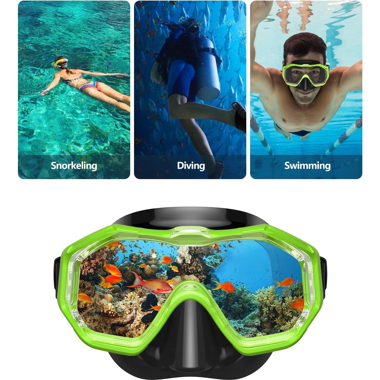 Gafas de natación WSTOO para adultos con 3 lentes HD