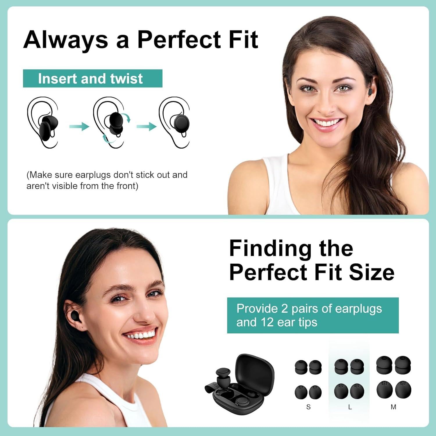 Tapones para Oídos Beinkap con Cancelación de Ruido 28 dB