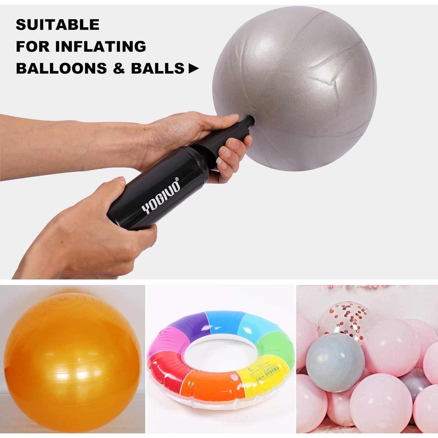 Bomba Manual YOGIVO para Pelotas de Ejercicio y Yoga