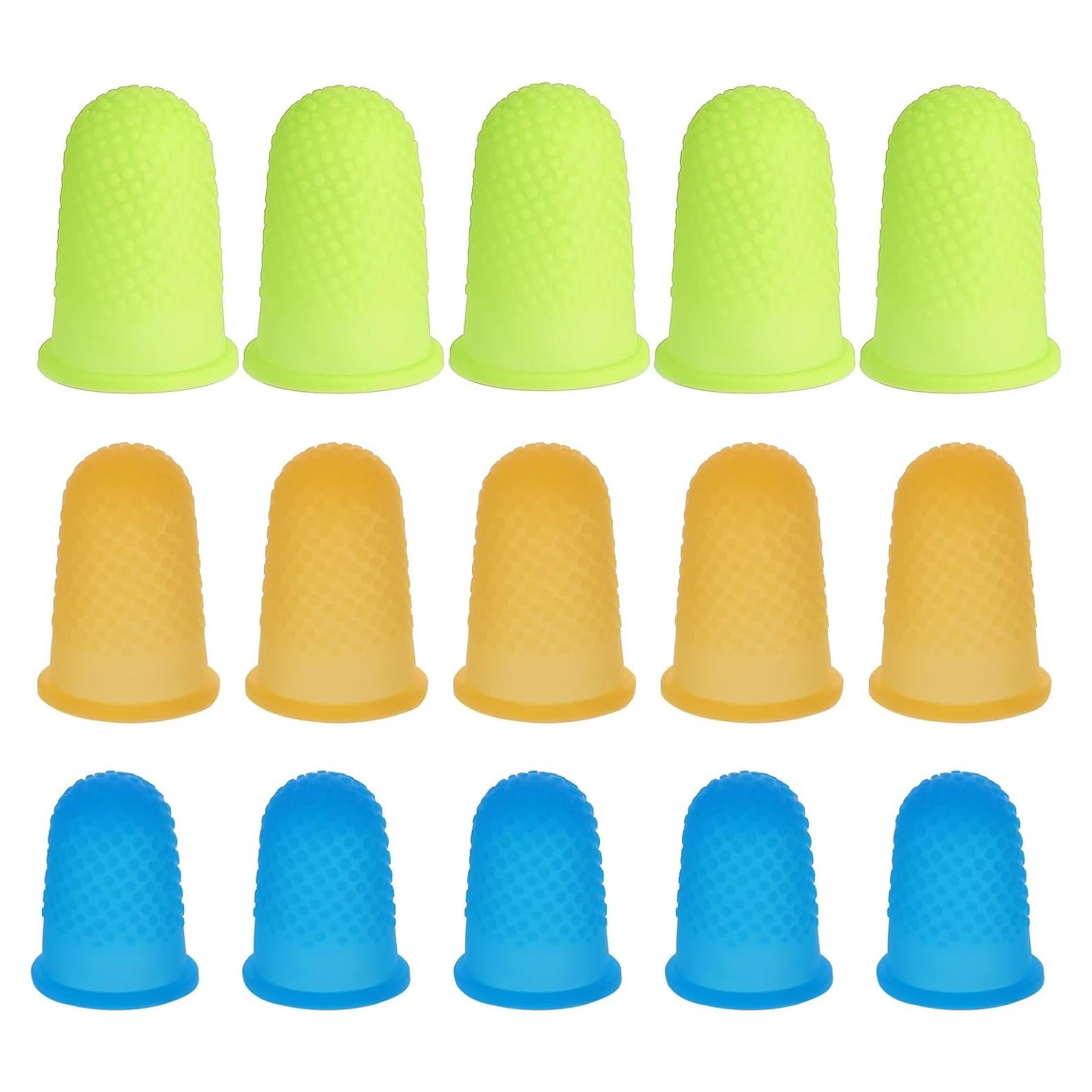 15 Protectores de Dedos de Silicona COMNICO Reutilizables