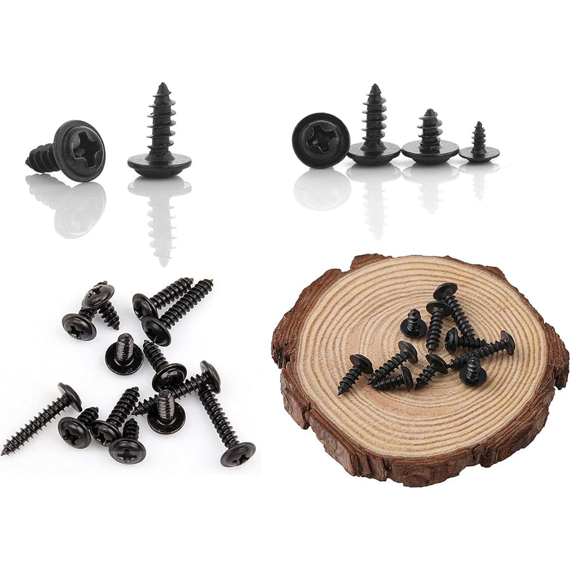 Kit de Tornillos Autoperforantes LBY 900pcs M2.3 M2.6 M3 Negro