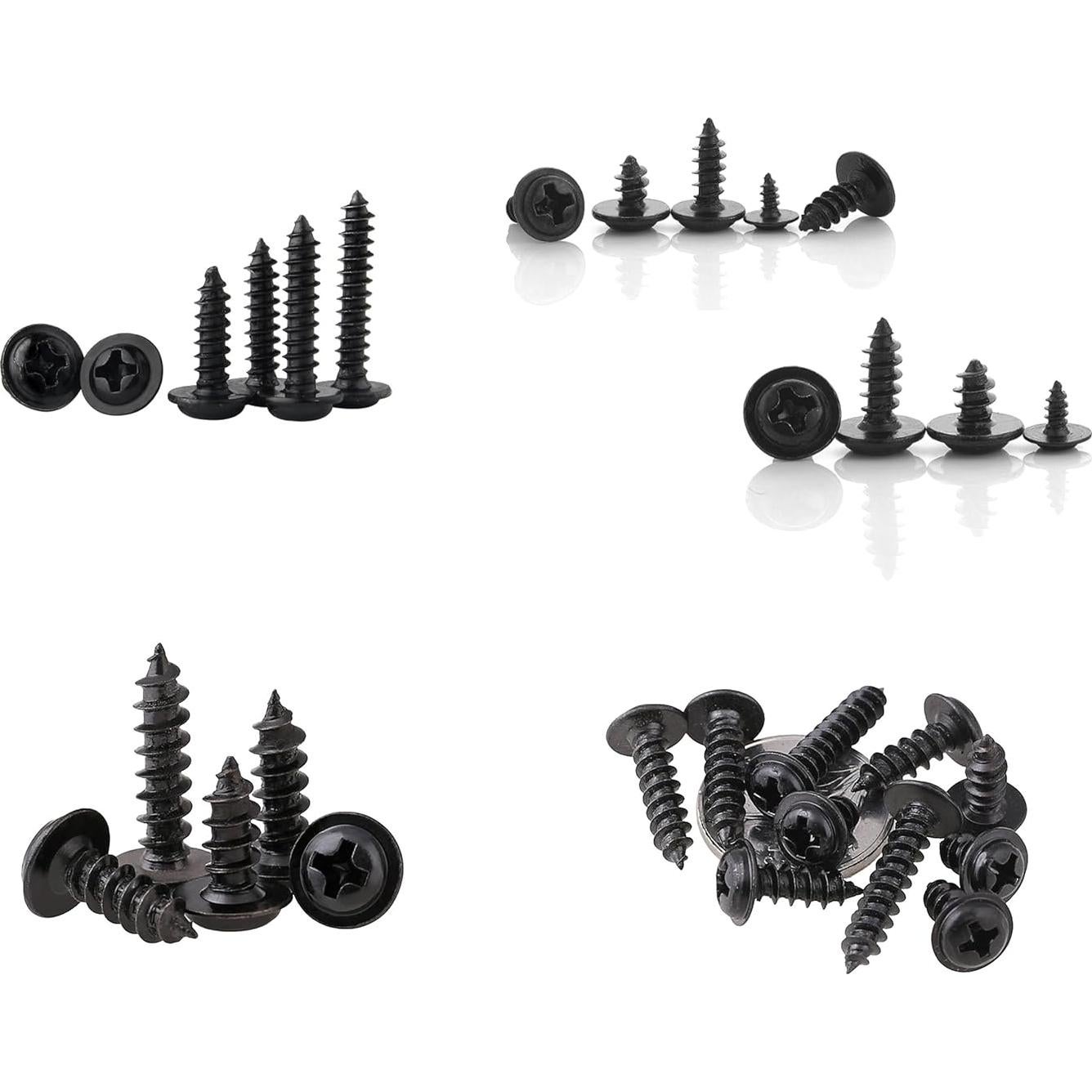 Kit de Tornillos Autoperforantes LBY 900pcs M2.3 M2.6 M3 Negro