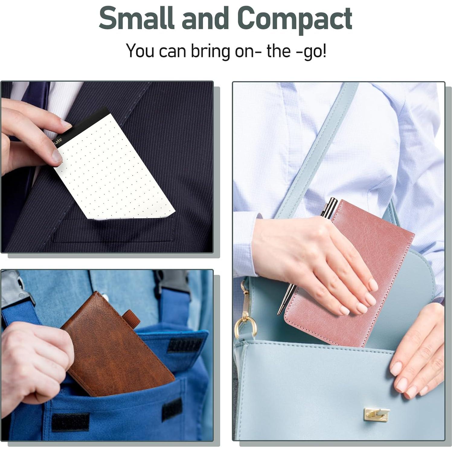 Set de Soporte para Bloc de Notas WEMATE con 8 Recargas 7.62x12.7cm