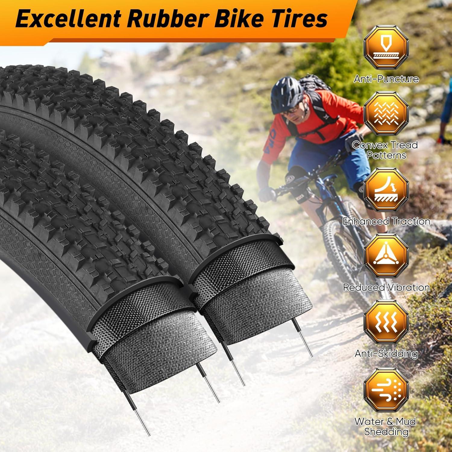 Neumáticos de Bicicleta de Montaña Fansport 24x1.95 Plegables