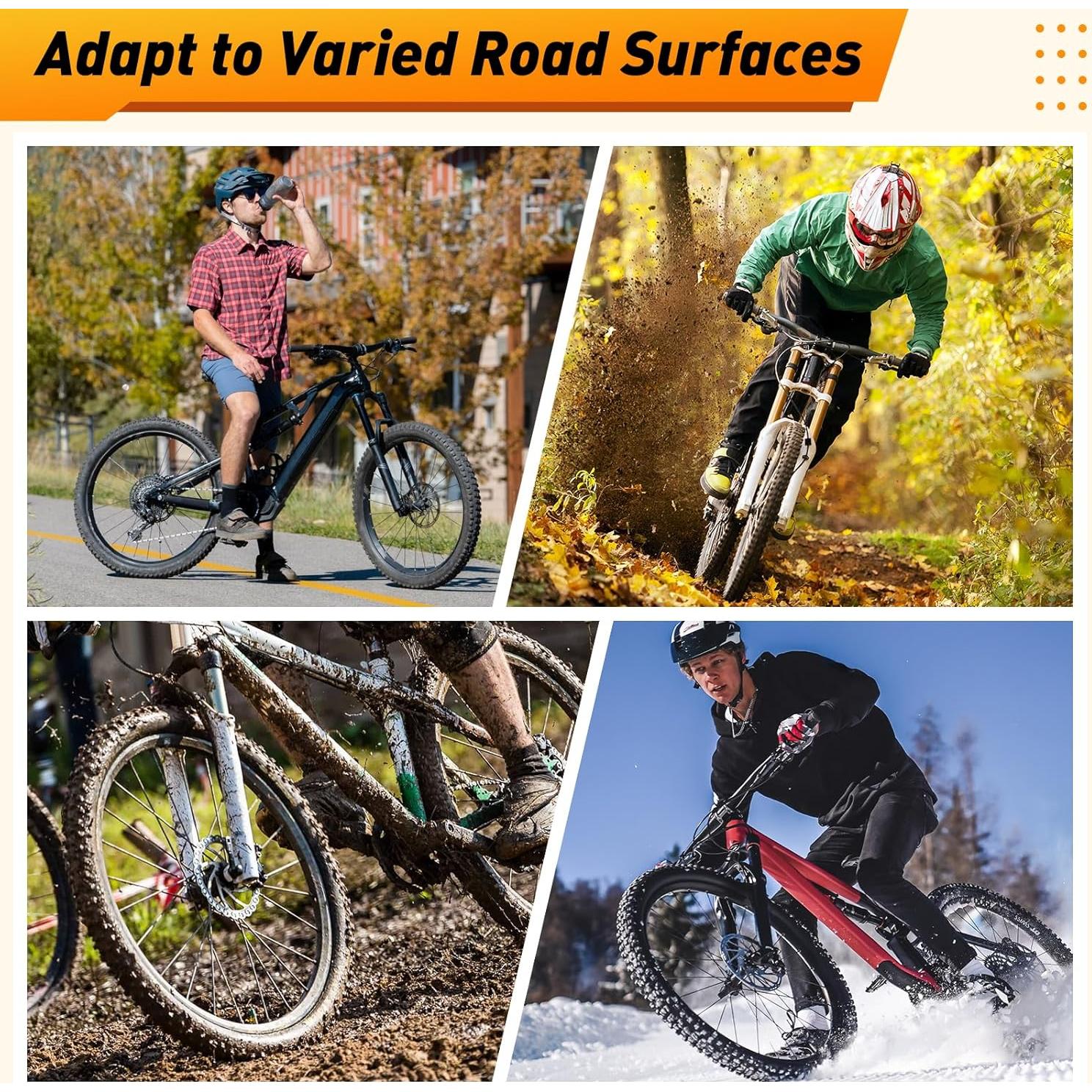 Neumáticos de Bicicleta de Montaña Fansport 24x1.95 Plegables