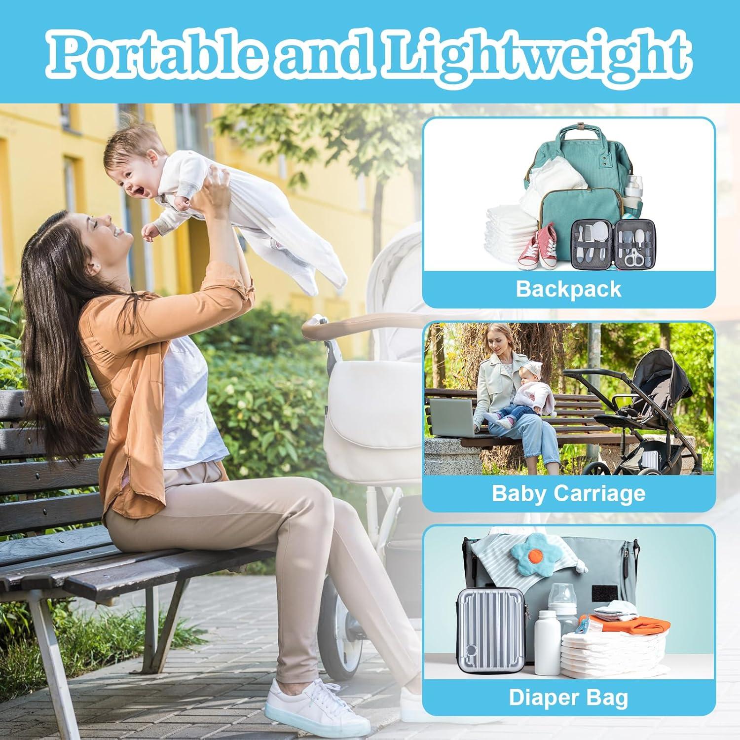 Kit de Cuidado y Aseo para Bebés Little Angel Gris