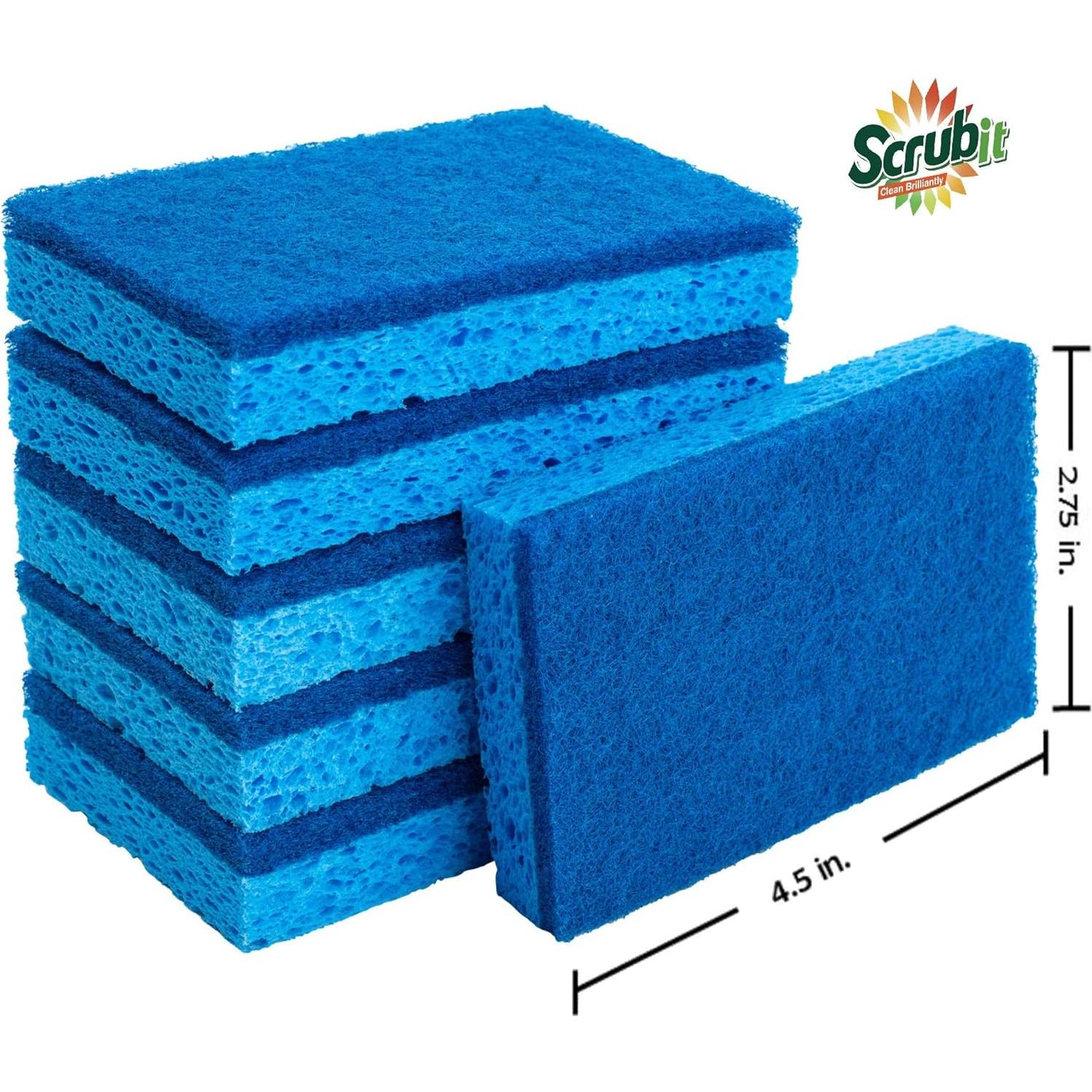 Esponjas de Limpieza Scrubit 6 Unidades Biodegradables