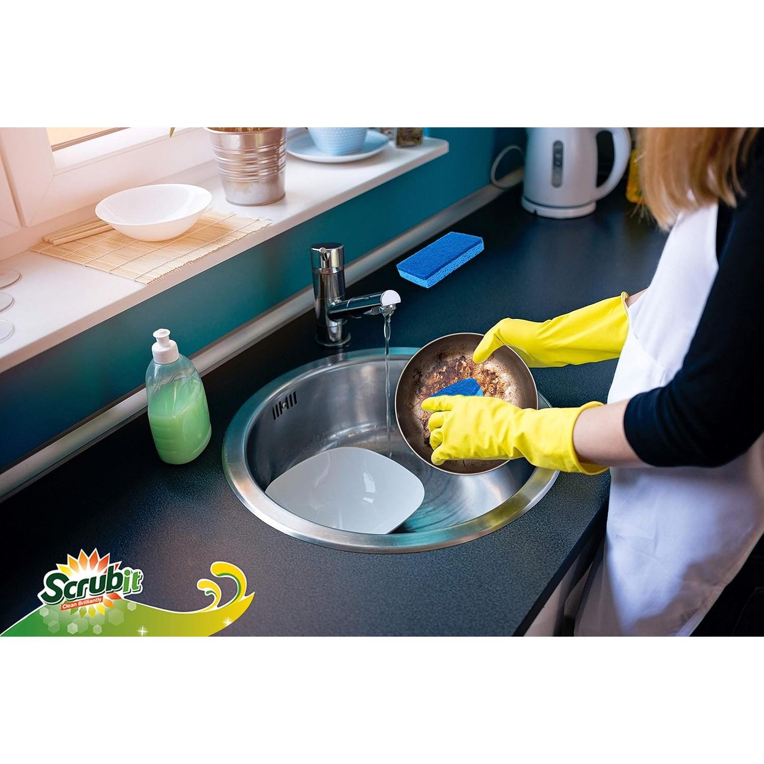 Esponjas de Limpieza Scrubit 6 Unidades Biodegradables