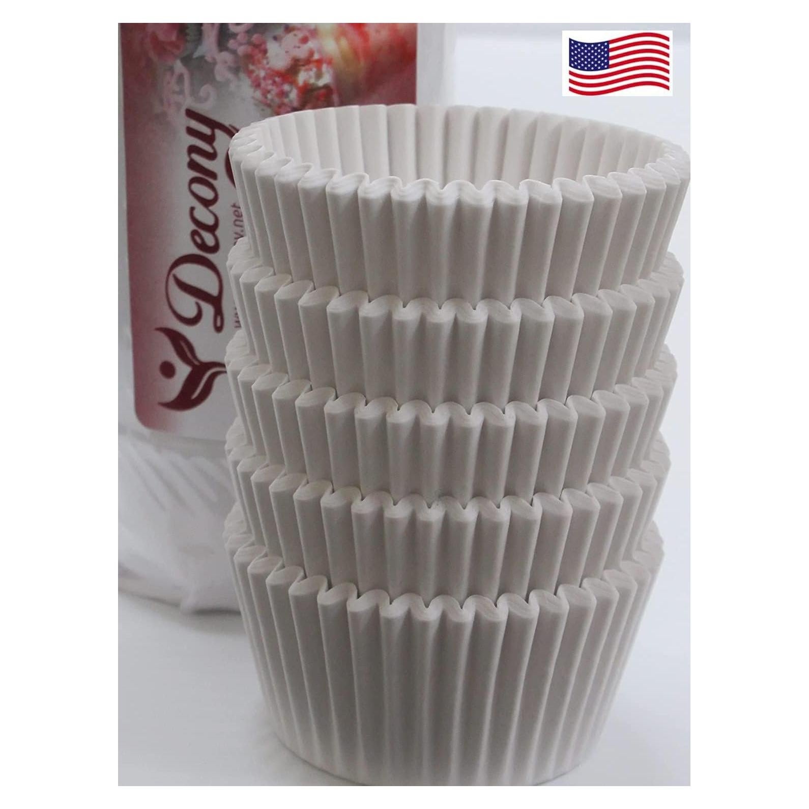 Mini Moldes de Papel para Cupcakes Decony 500 Piezas 3.81cm