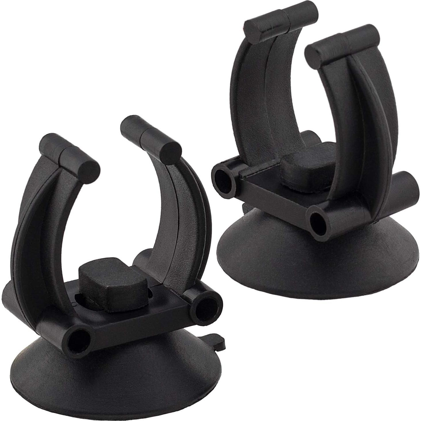 OIIKI 10 Ventosas para Calentador de Acuario con Clips - Negro