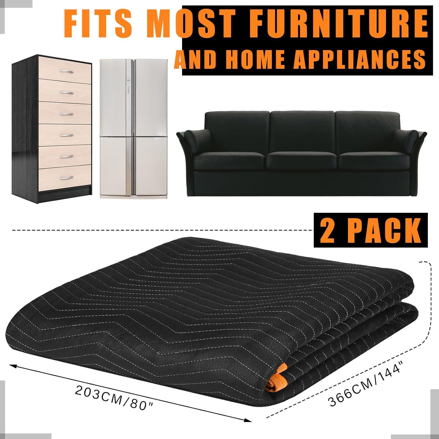 Manteles de Mudanza Aliceset 2 Pcs 203x366 cm Negros