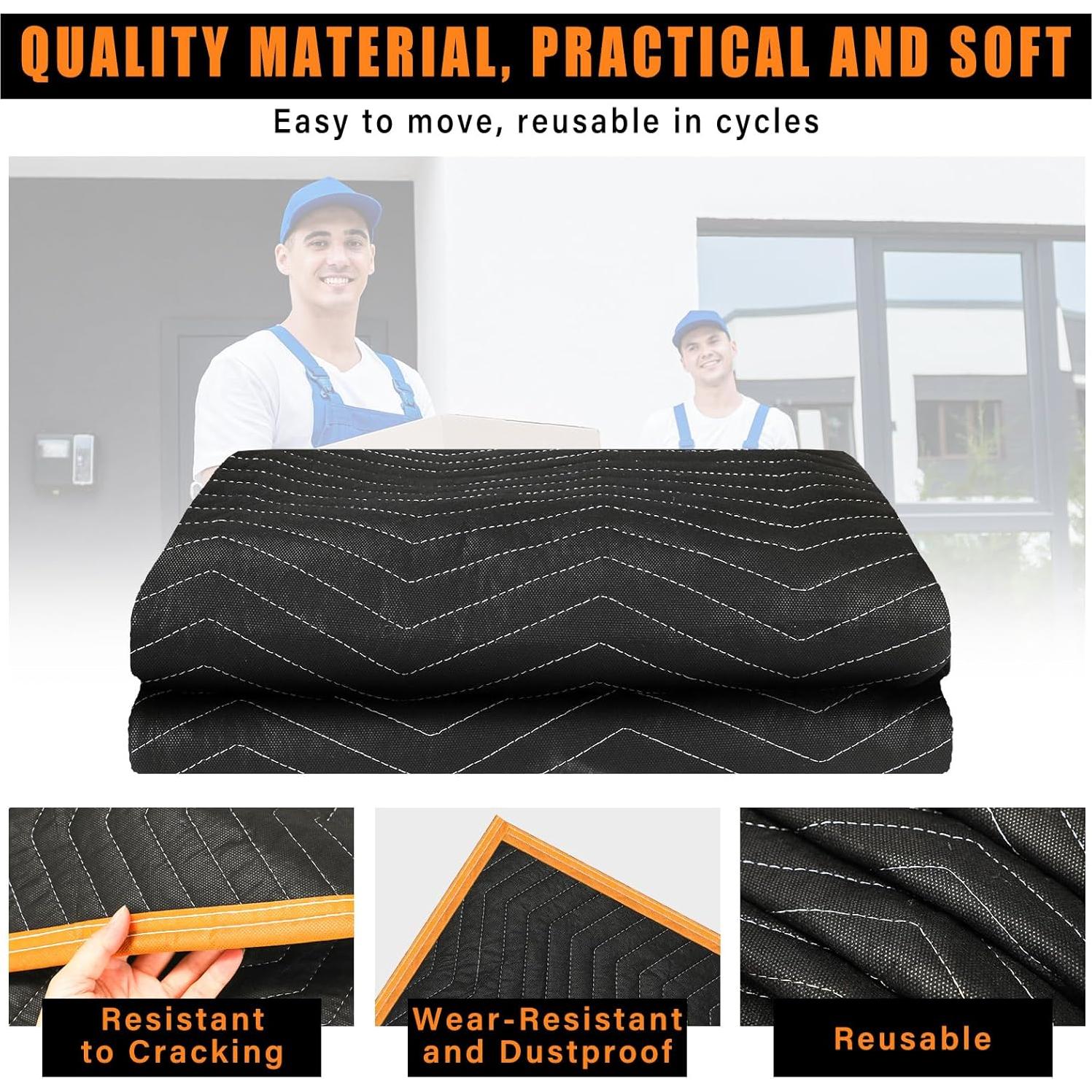 Manteles de Mudanza Aliceset 2 Pcs 203x366 cm Negros