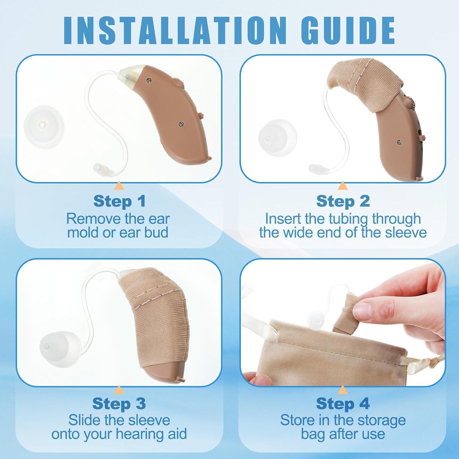 Protección para Audífonos Nuanchu - 2 Paquetes Caqui