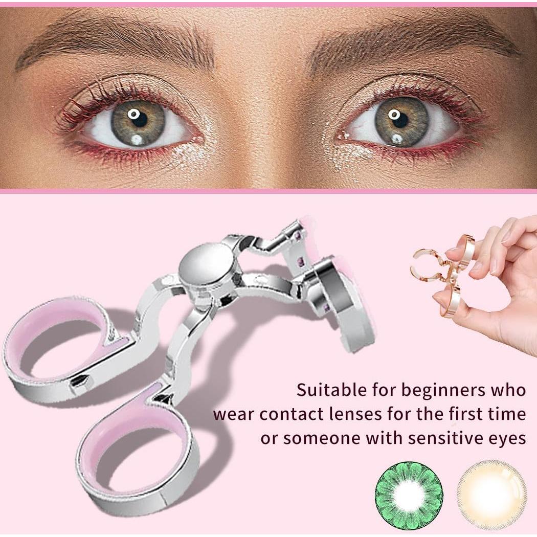 Ayuda para Lentes de Contacto iGeyzoe Verde - Kit de Viaje