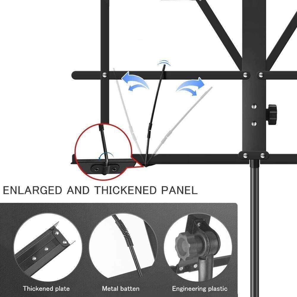 Soporte de Partituras Ajustable ENNBOM Plegable con Bolsa