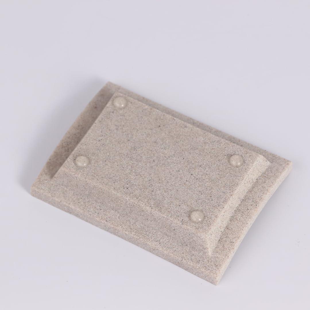 Plato de Jabón IMEEA Beige Antideslizante 11.94x8.64 cm