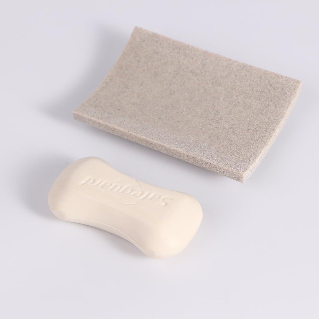 Plato de Jabón IMEEA Beige Antideslizante 11.94x8.64 cm